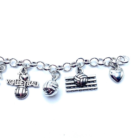 Volleyball Charm Bracelet - Picture 6 of 10